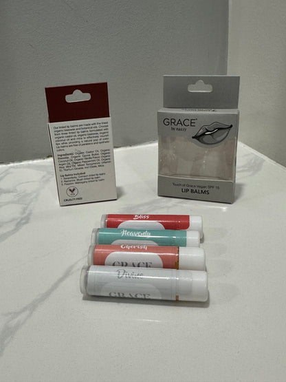 Touch of Grace Vegan SPF 15 Lip Balm Sets