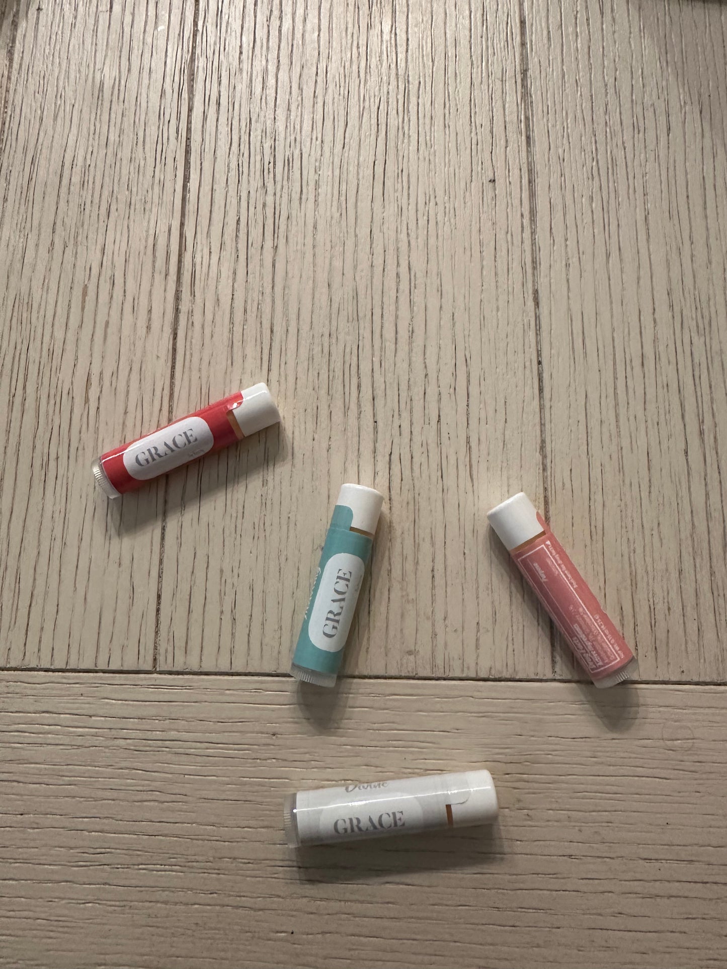 Touch of Grace Vegan SPF 15 Lip Balms