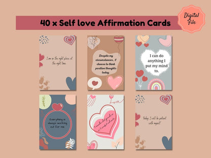 Self love Affirmation Cards