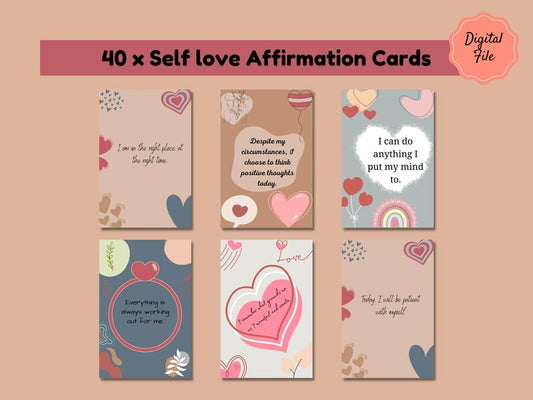 Self love Affirmation Cards
